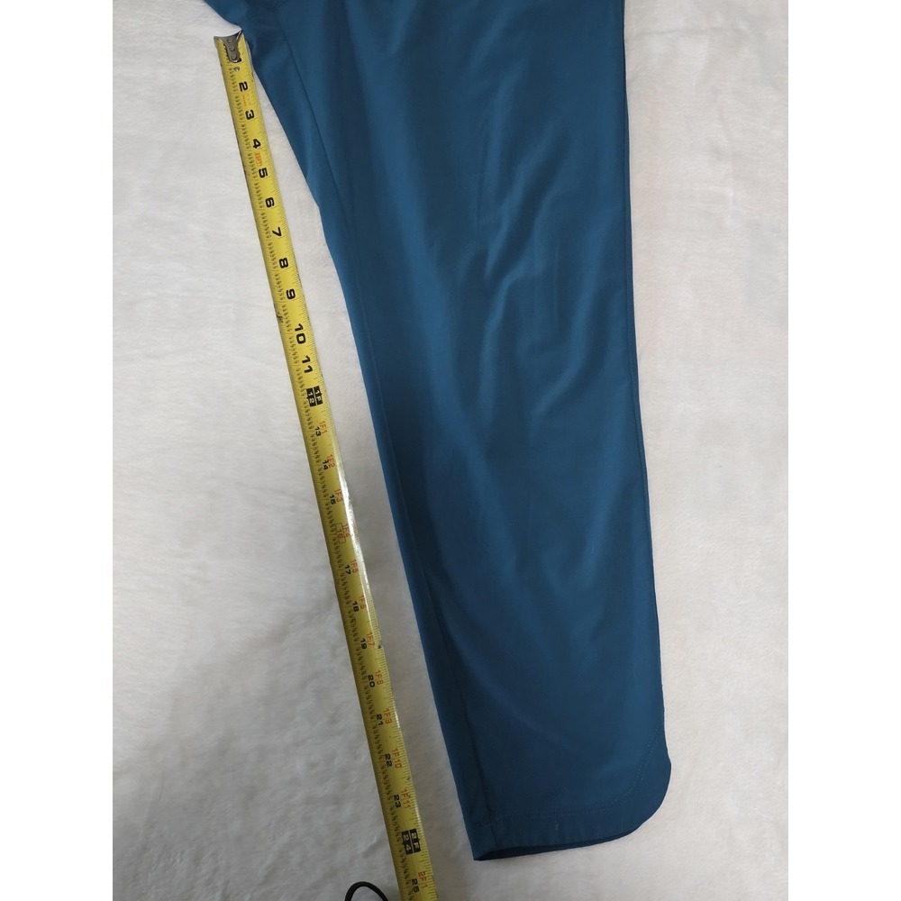 CALIA by Carrie Underwood womens small teal blue athletic pants pull on tie - Picture 6 of 7